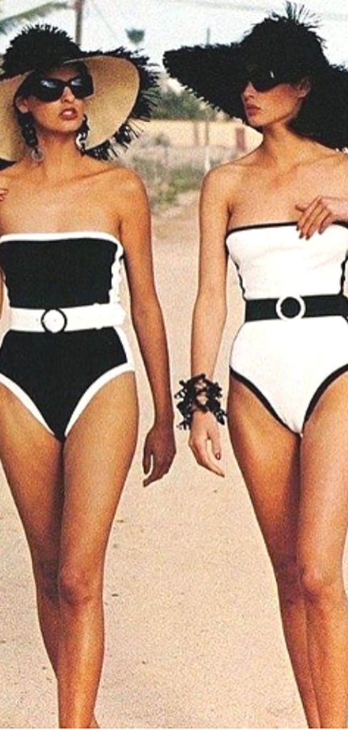 retro swimsuit party