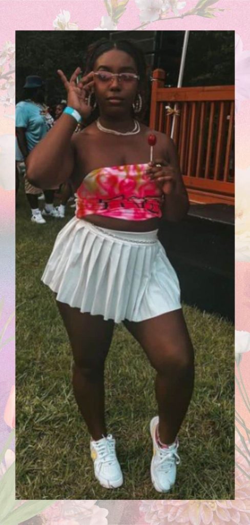 colorful freaknik party outfit