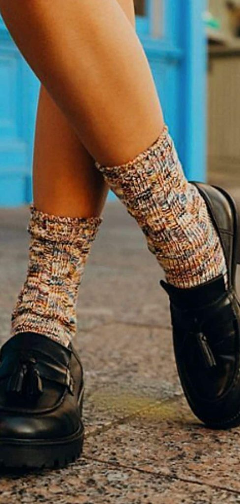 oxford shoes with socks