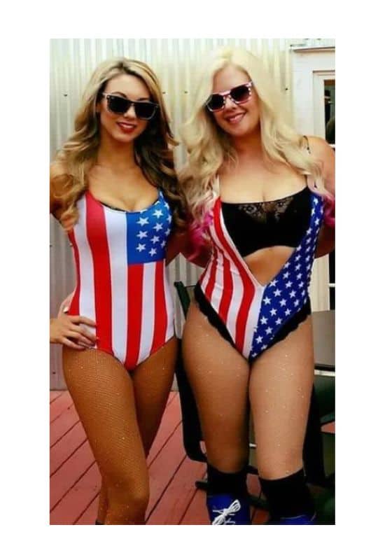 US flag sturgis bike rally