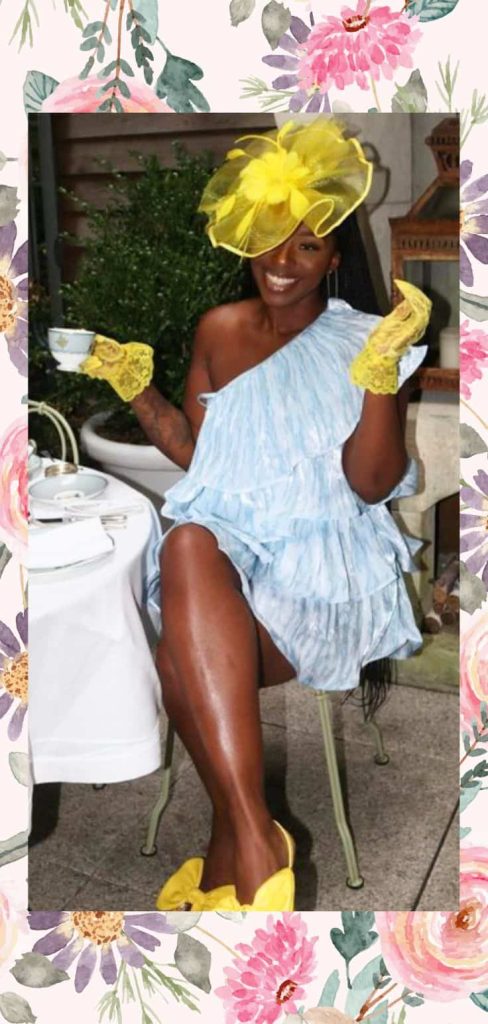 BLACK GIRL tea party outfit