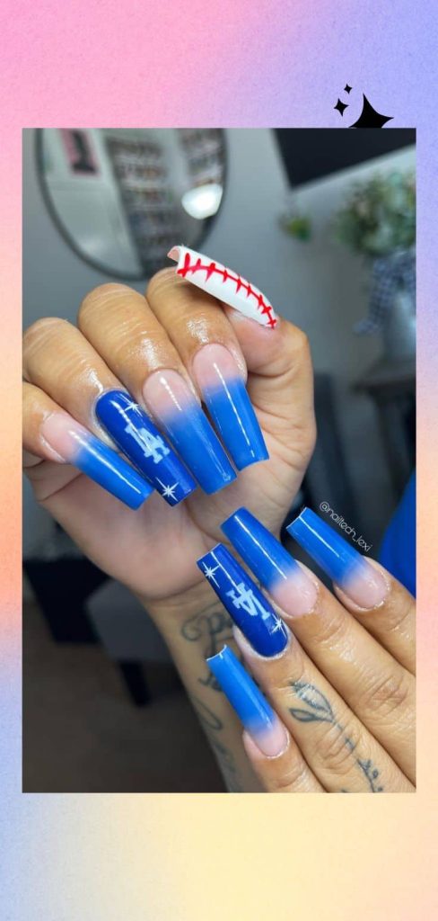 baseball nail design ideas
