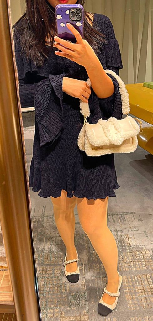 Self Portrait frill jumper dress