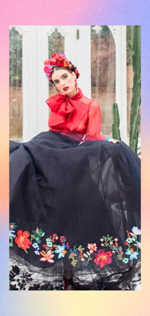 romantic sugar skull outfit