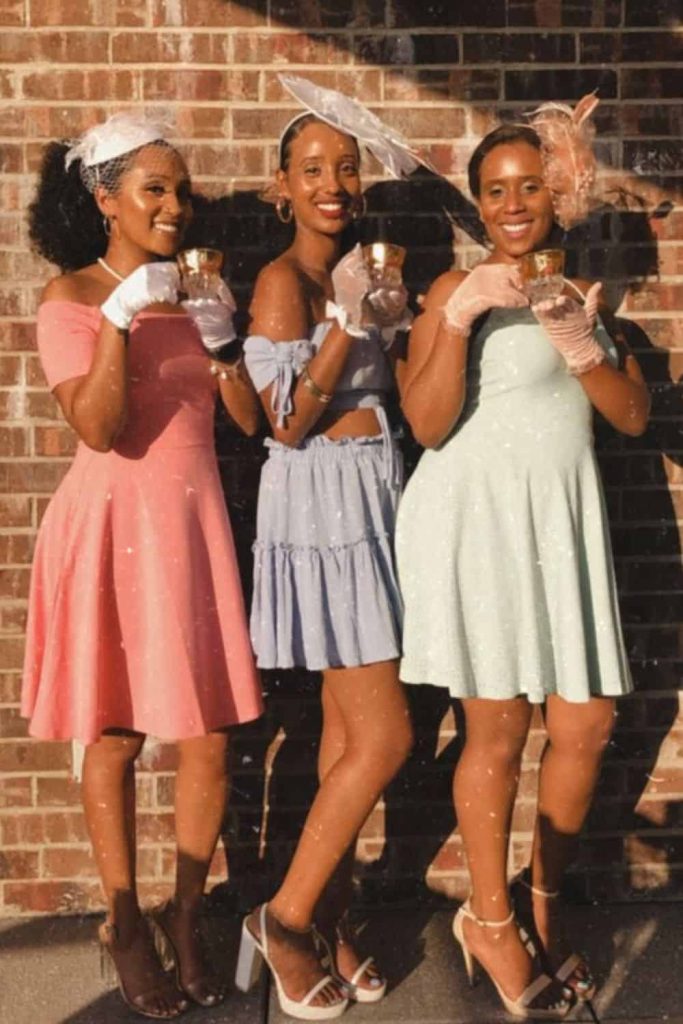 black girl tea party outfit ideas hat