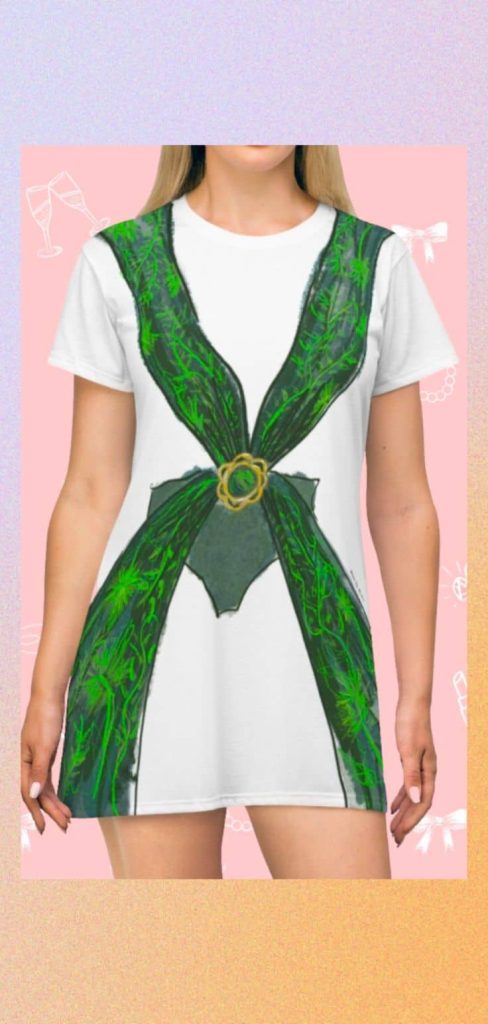 J Lo green dress Versace funny costume