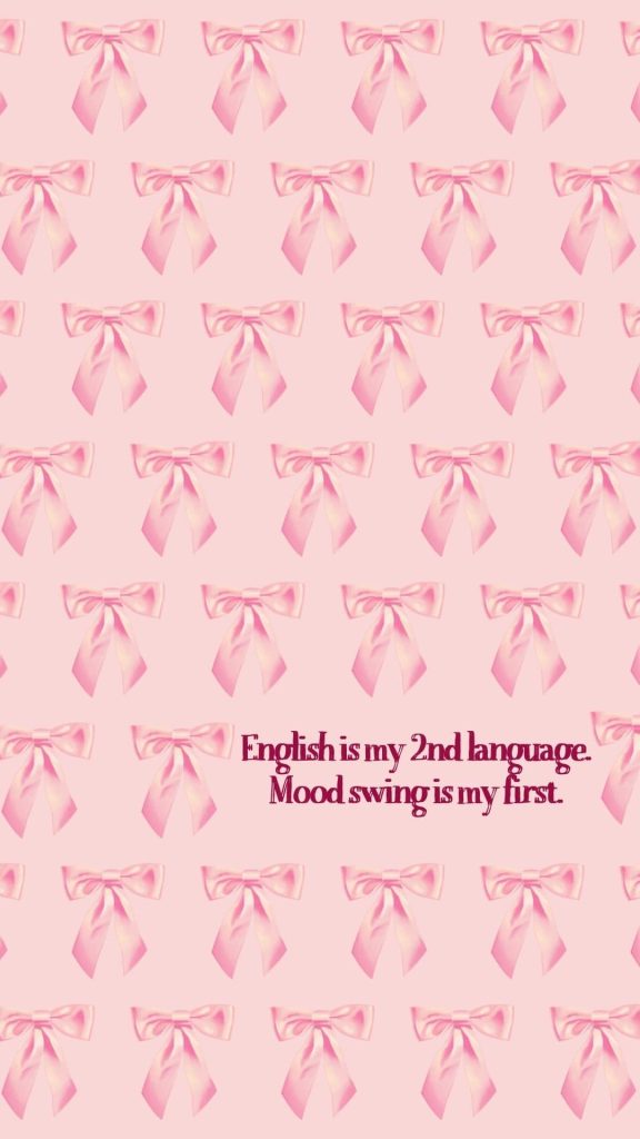 Pink ribbon mood swing wallpaper