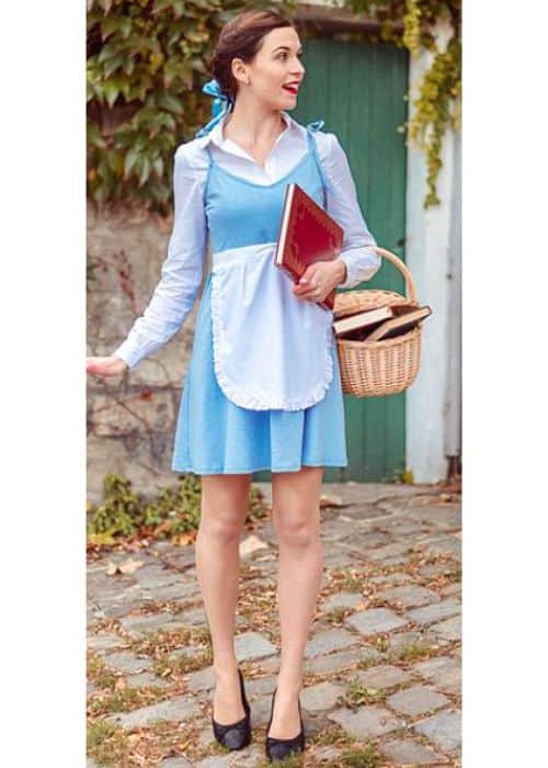 blue princess belle inspired outfit