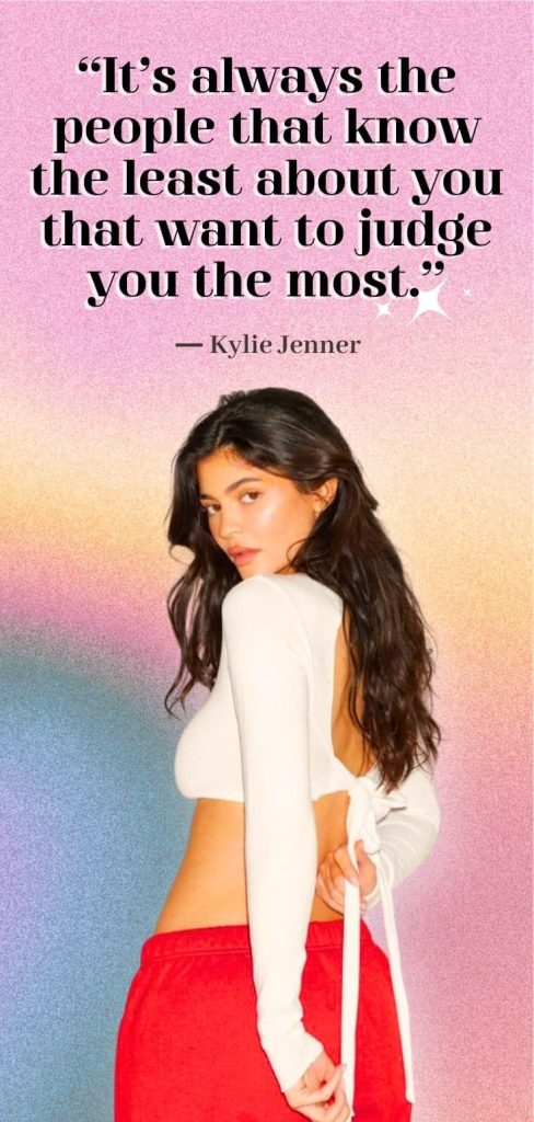Kylie Jenner quotes about success