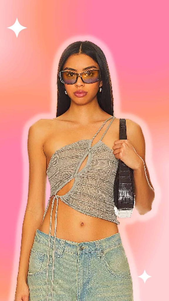 Jaded London Unique knit top