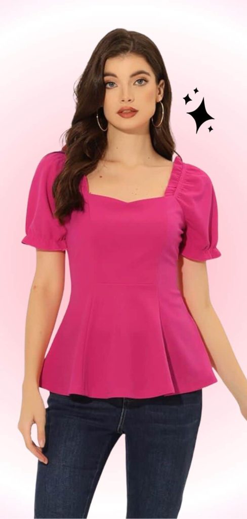 puffy sleeve top wedding