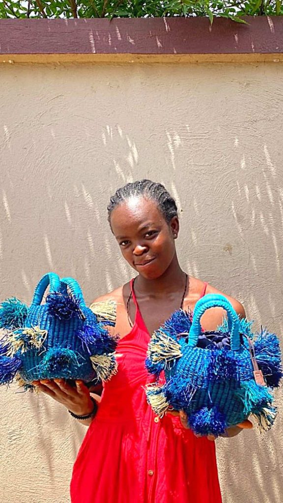 handmade raffia bag brands