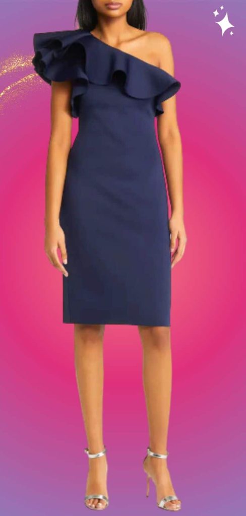 dress for broad shoulders small bust