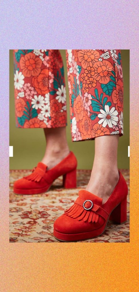 preppy retro loafers