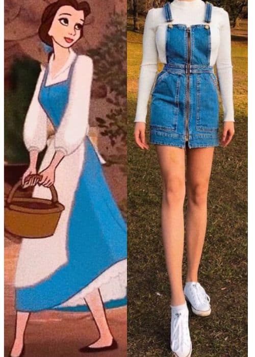 modern belle inspired dress