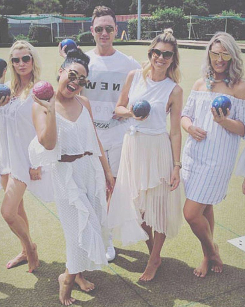 casual lawn bowl party outfit