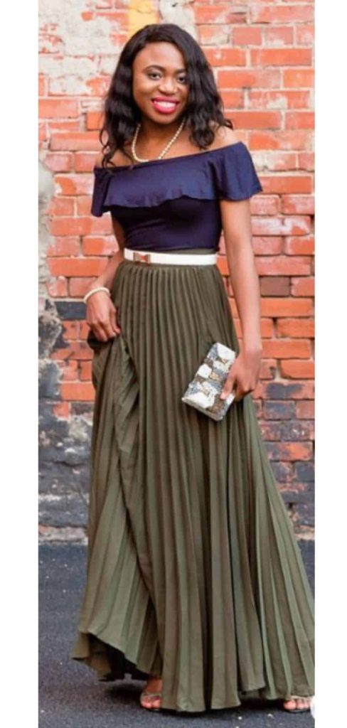 off-shoulder top to wedding