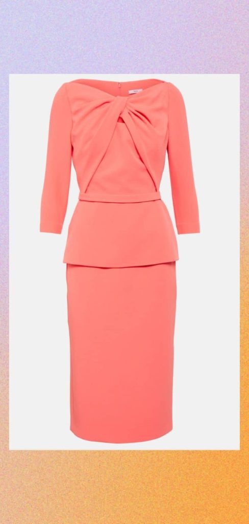 A vintage peplum dress