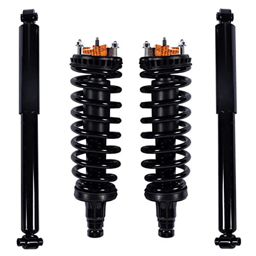 Peforway Front & Rear Struts Shock Absorbers Assembly