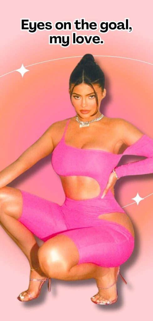 Kylie Jenner motivational quotes wallpaper