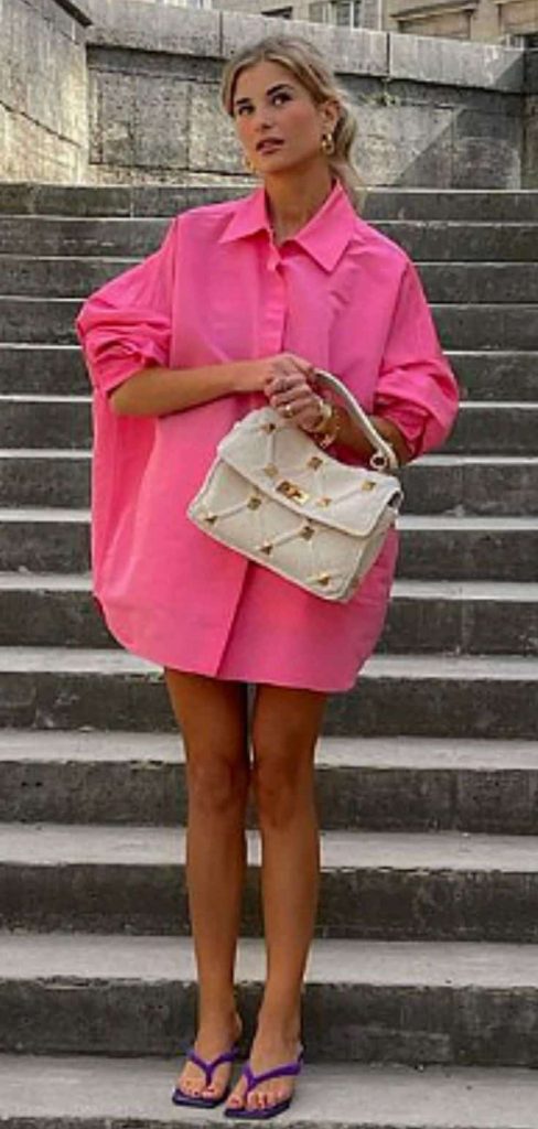 SHIRT DRESS for lunch date