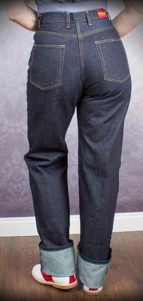 How to do thick roll denim jeans