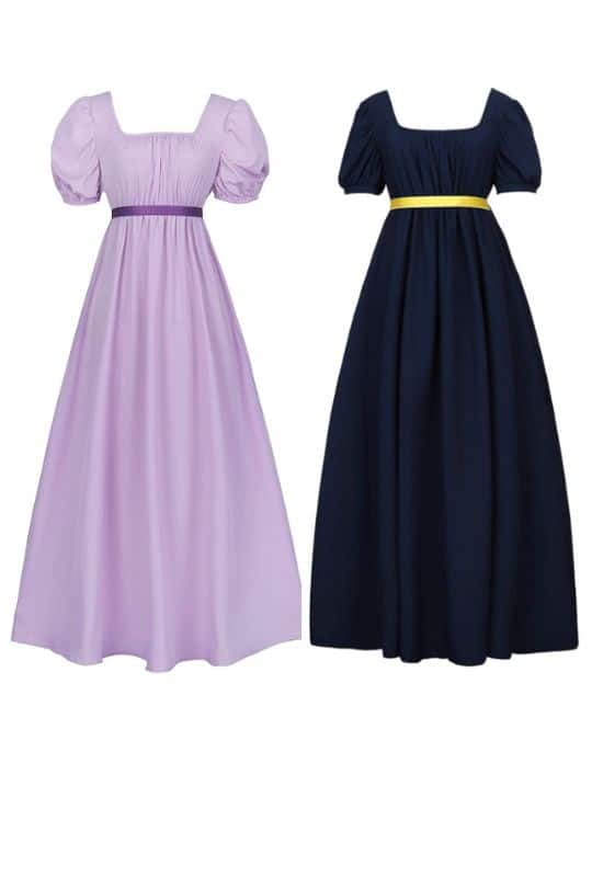 puffy empire waist dress 