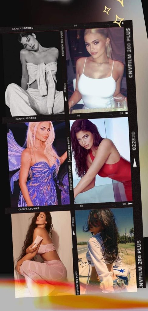 Kylie Jenner's Polaroid wallpaper 