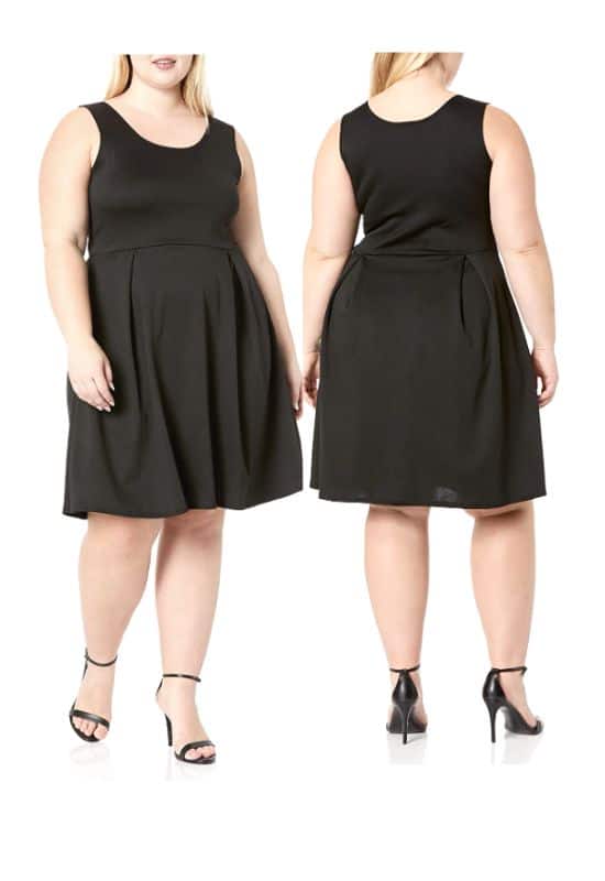 sleeveless black dress funeral