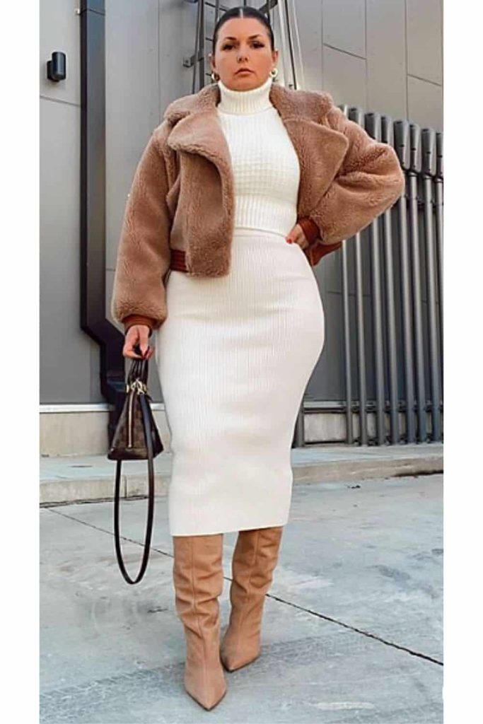 long sweater dress boots