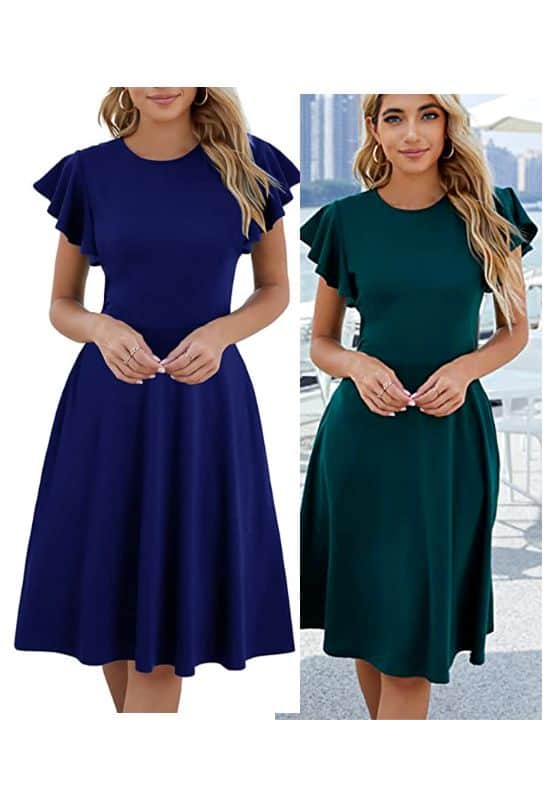 Round neck dress to small claim court