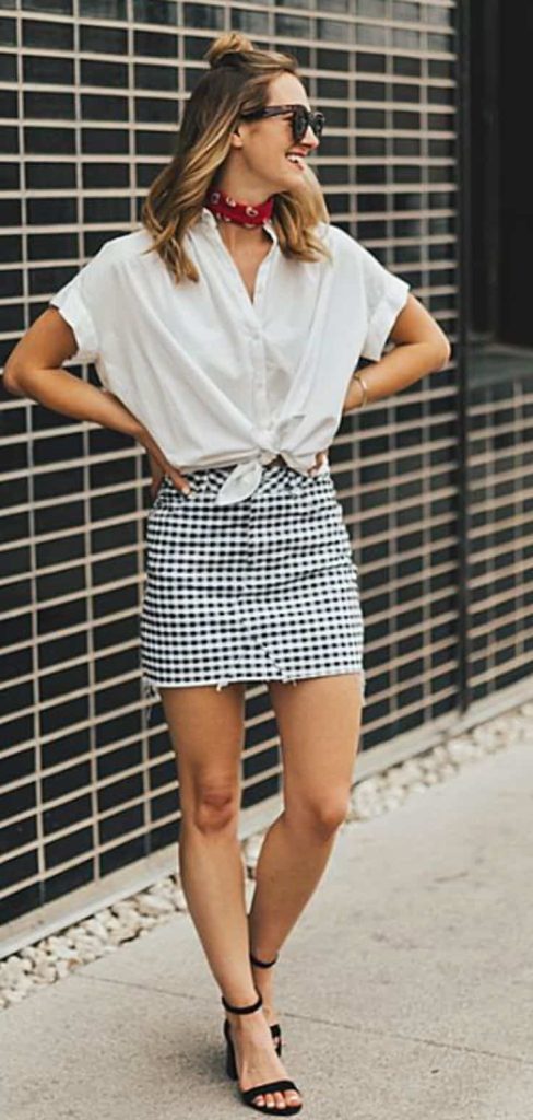 CROPPED BUTTON-DOWN shirt 