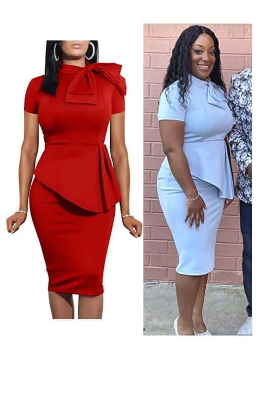 peplum dress opera night outfits