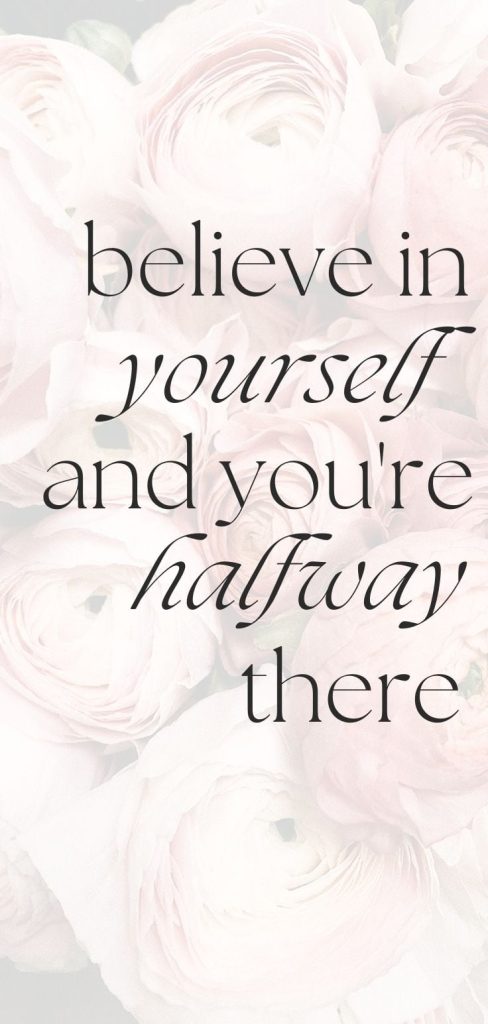 Inspirational flower quote wallpaper