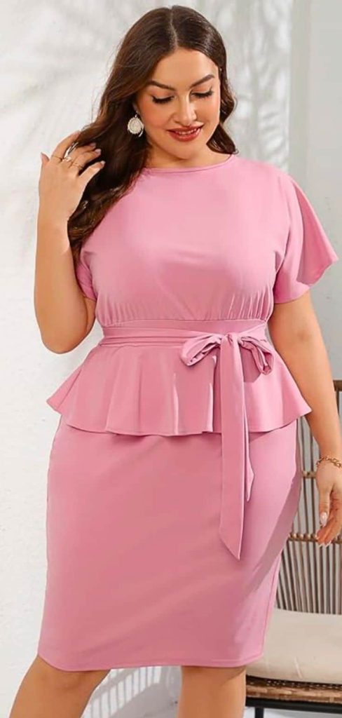 peplum dress open mic night