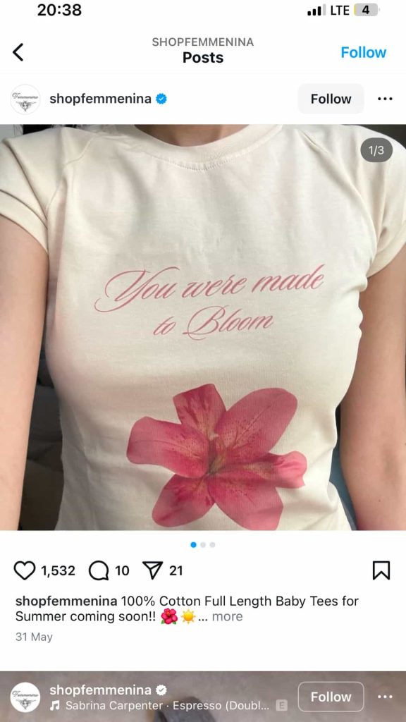 You were made to Bloom tee shirt