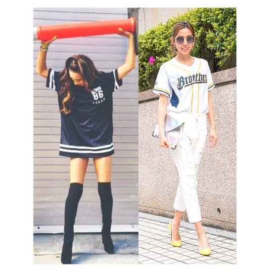 baseball jersey outfit girl