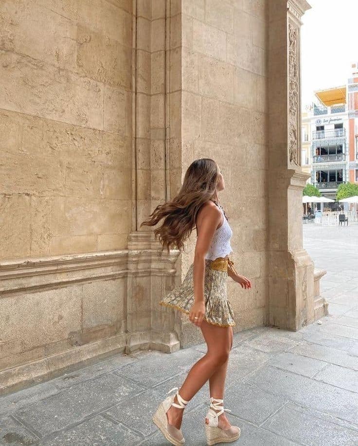 summer espadrilles wedge outfits