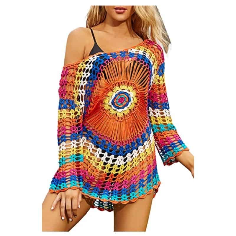 crochet poncho rave