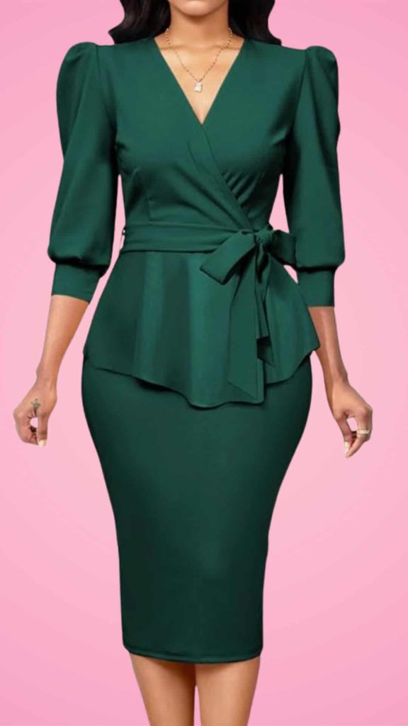 peplum dress dating outfit ideas