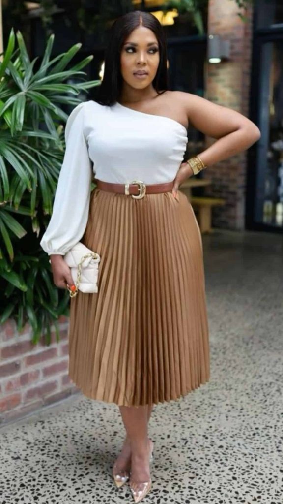 assymmetrical top dating outfits