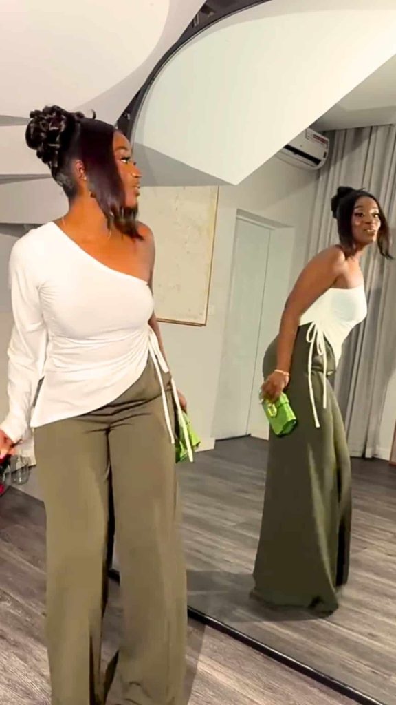 assymmetrical top dating outfits