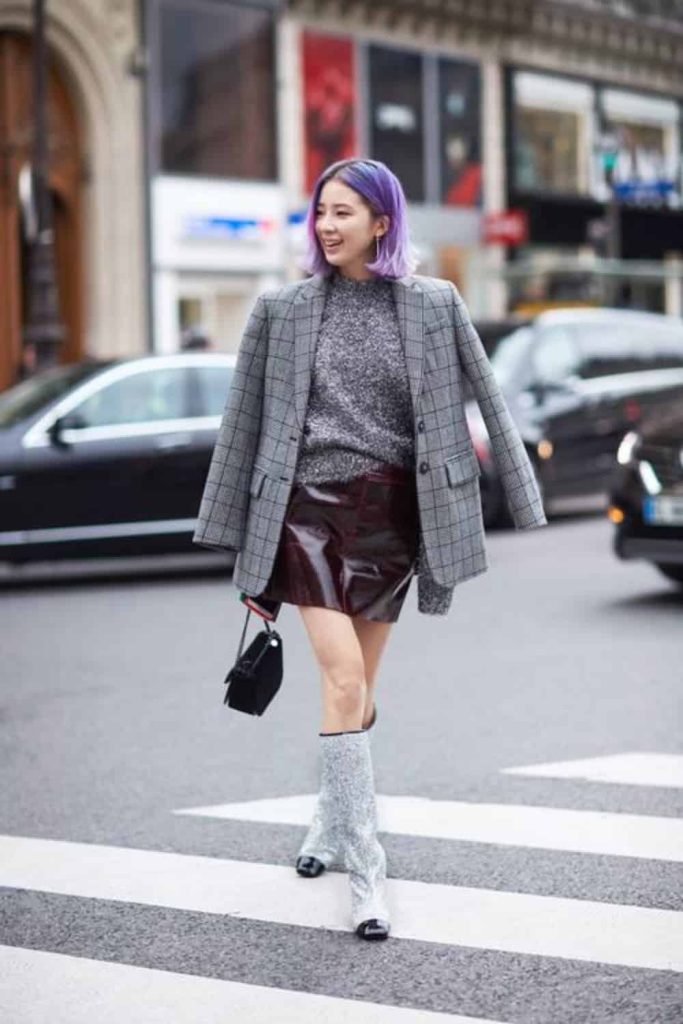 HIGH-FASHION LOOK WITH BLAZER