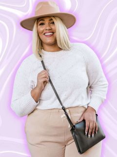 how to dress over 40 overweight