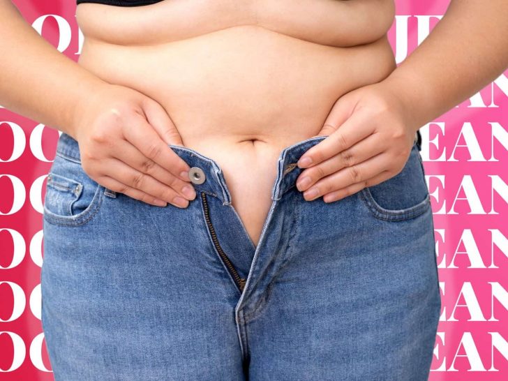 *2025* Jeans tips to hide the belly – Tip#10 is a wild one indeed!👀👇🏼