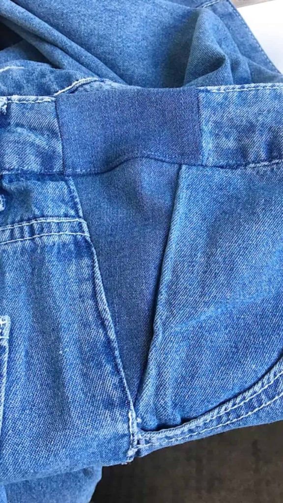 replace jeans waistband