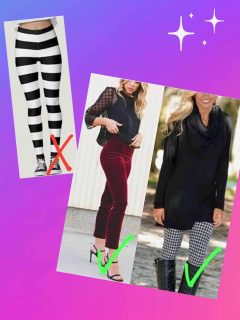 How to look elegant in leggings