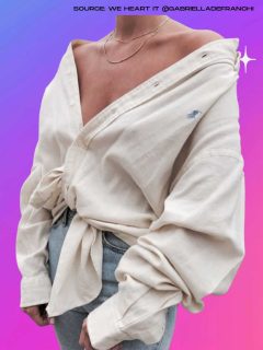 How to make polo shirt look more feminine