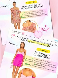 how to pick right dress body type