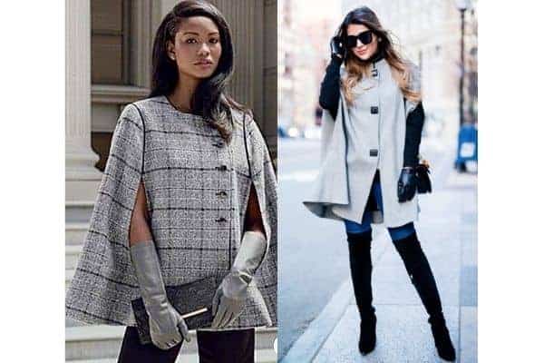 How to wear a cape coat?